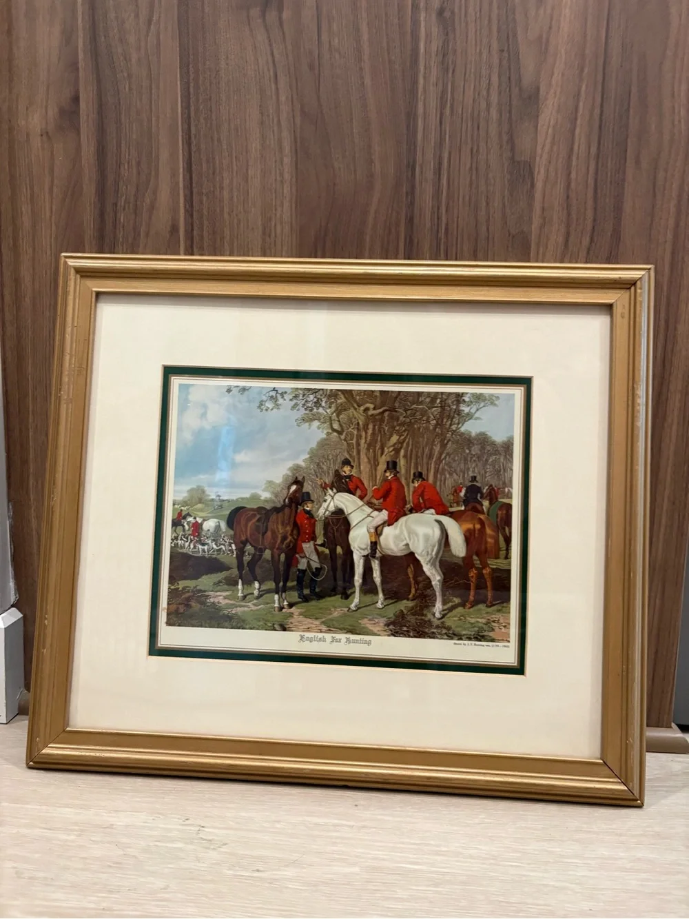 Framed Equestrian Print 🐴✨
